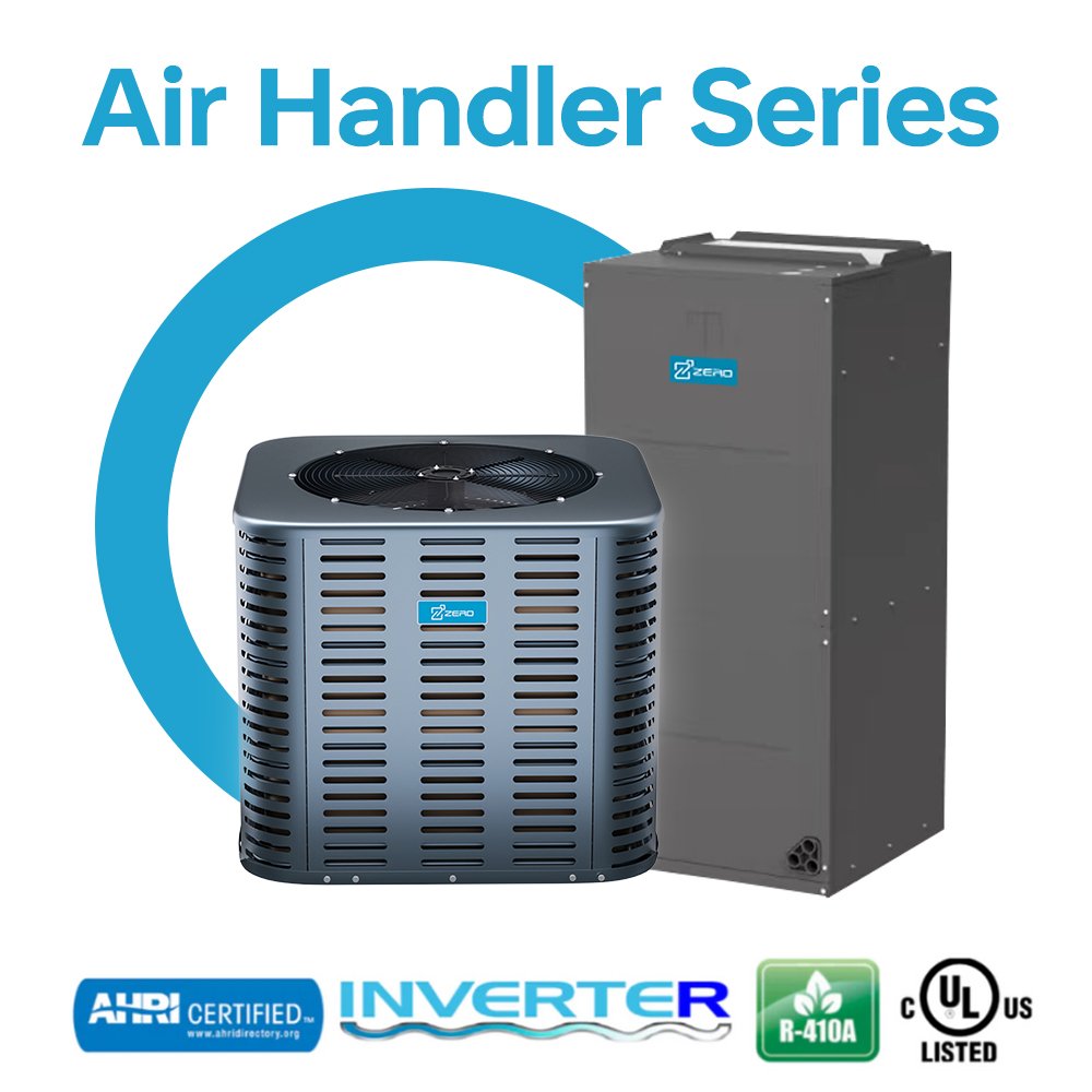 ZERO Use 14.3 SEER2 Wall Split Inverter Heat Pump Air Handler Light Brand Commercial Home Electric Room AC R410A Online Support