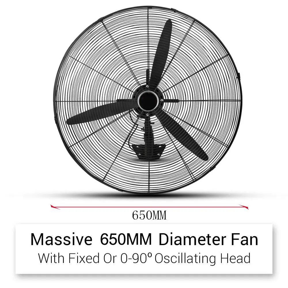 OneDry 30inch 750mm Wall Fan CE SAA Blower High Quality FS-75 FB-75 Industrial Fan and Pedestal Stand Fan 3 Speed for Cooling