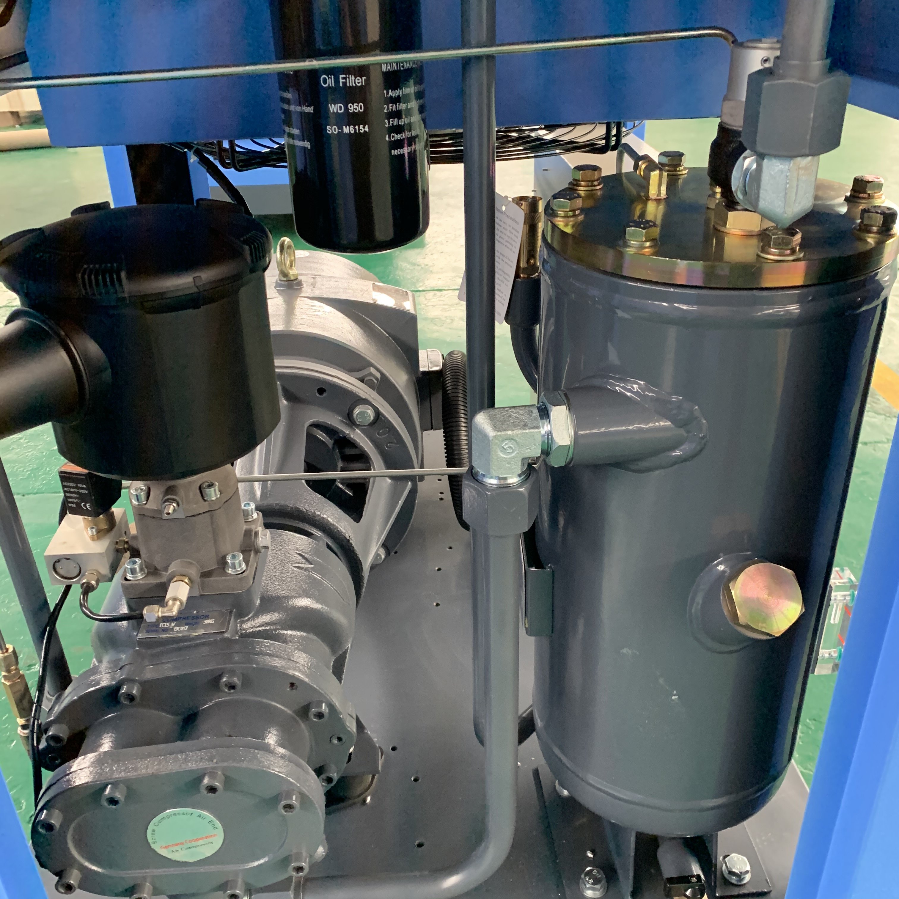 FUCAI Rotary Screw air Compressor Low Price 8/10/13bar 11kw 15 hp Industrial air Compressor