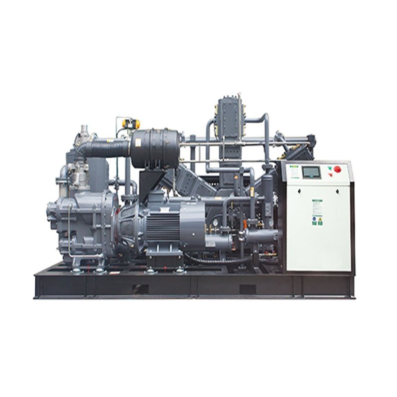 Industrial High Pressure 40 bar Oil Free Water Cooled Screw Piston Booster Air Compressor