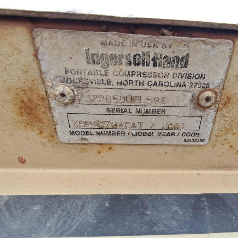 Doosan Original Paint XHP1070 Used diesel air Compressor Used Compressor for Sale