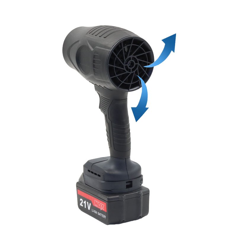 Mini Blower Fan Large Capacity Battery Lightweight Body Turbine Motor Strong Power Speed Switch