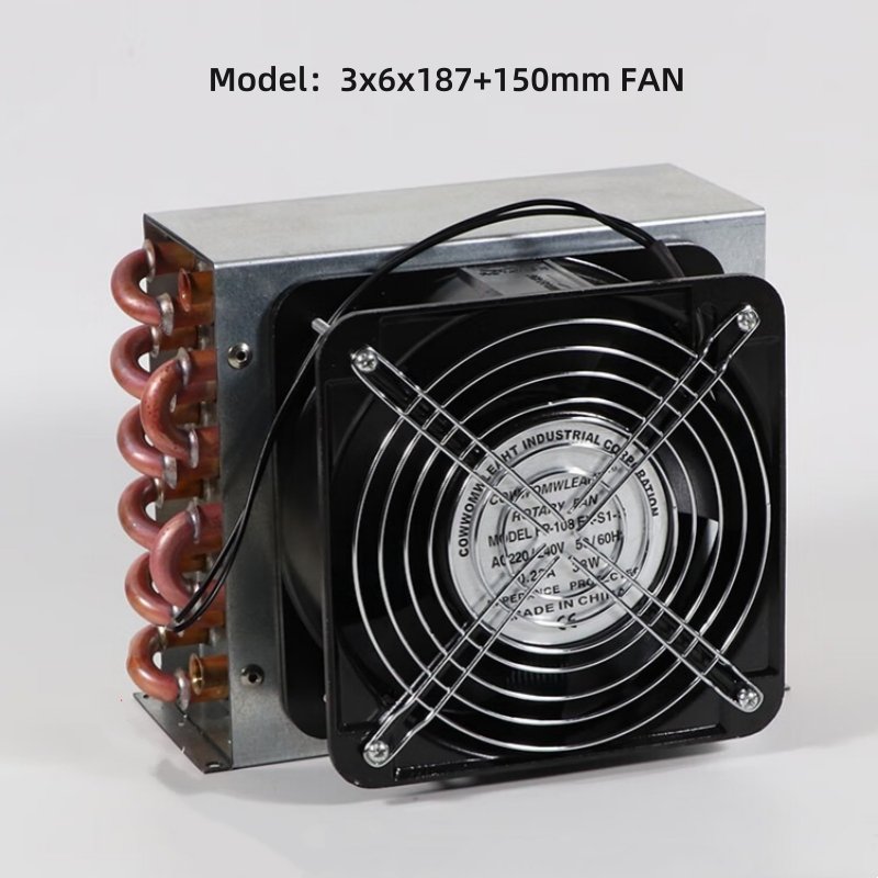 3/8 Copper Tube Condenser Unit air Cooled Refrigerator Evaporator