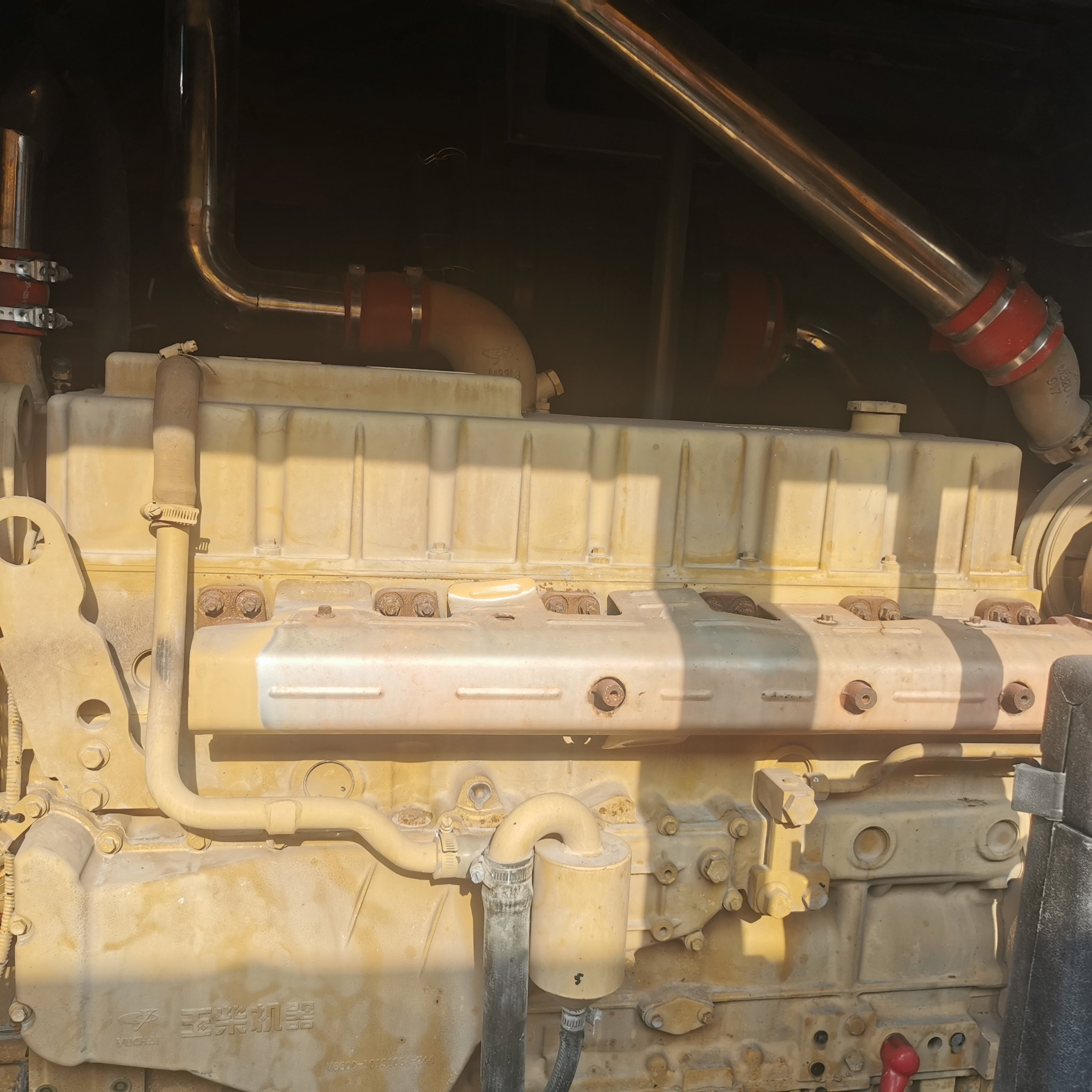 Second Hand Used ZEGA S98CD Stationary air Compressor Yuchai diesel Engine 2 Inch Wind Pipe China Factory Price