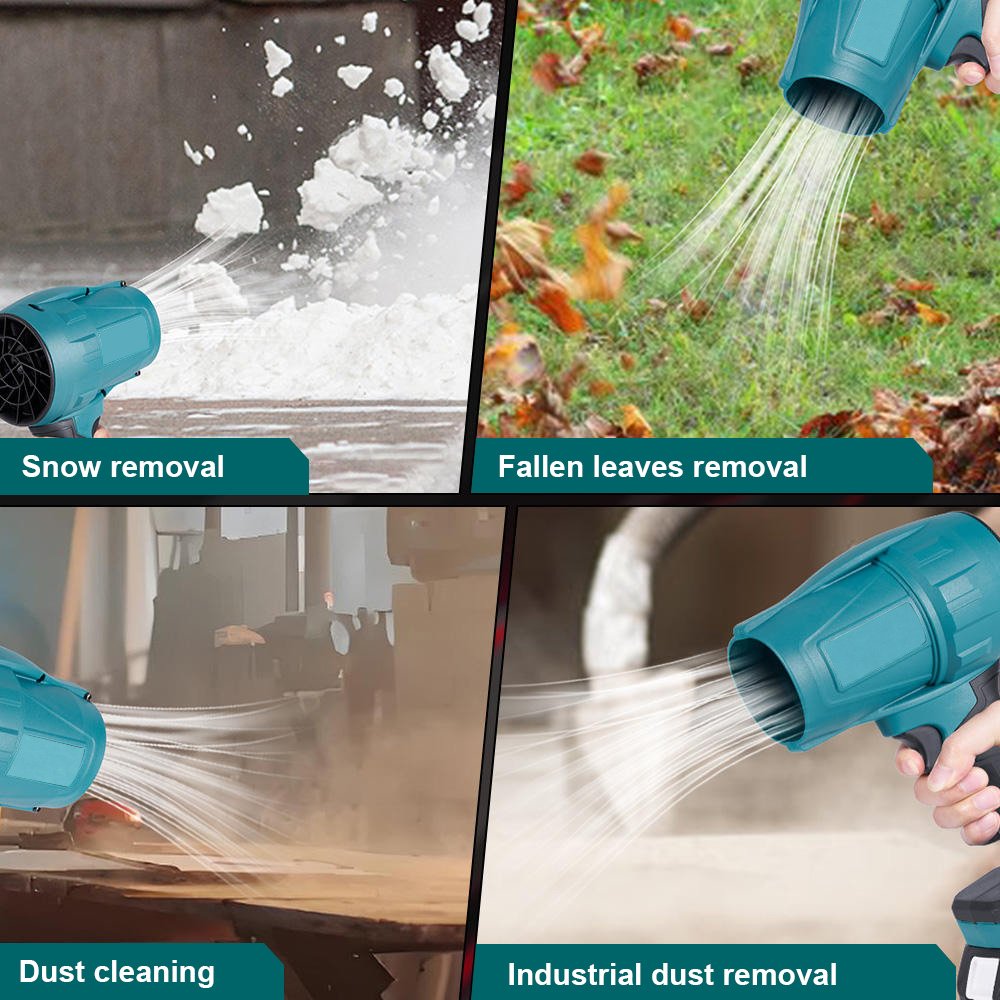 2025 High Speed Powerful Lightweight DIY Air Duster Lithium Battery Electric Handheld Garden Cordless Snow Leaf Blower