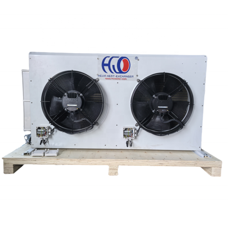 Hejia High Quality H Type Air Cooled Condenser Used For Cold Room Refrigeration Unit With Fans