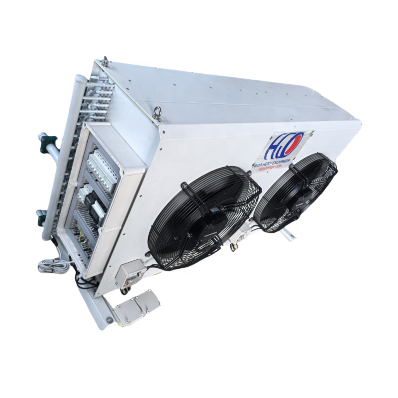 Hejia High Quality H Type Air Cooled Condenser Used For Cold Room Refrigeration Unit With Fans
