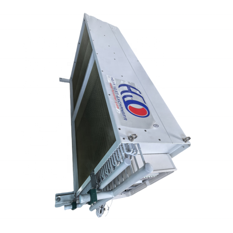 Hejia High Quality H Type Air Cooled Condenser Used For Cold Room Refrigeration Unit With Fans