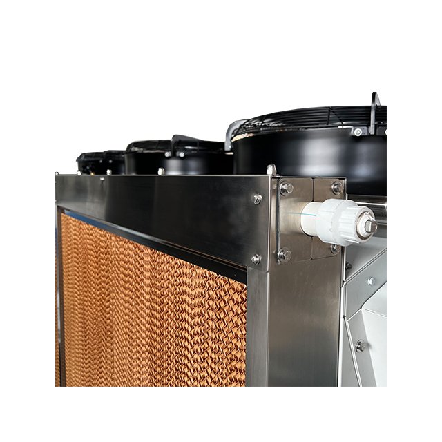 Service Provider Automated Production Process Hot Selling Top Air Outlet Air Cooled Condenser Dry Gas Cooler