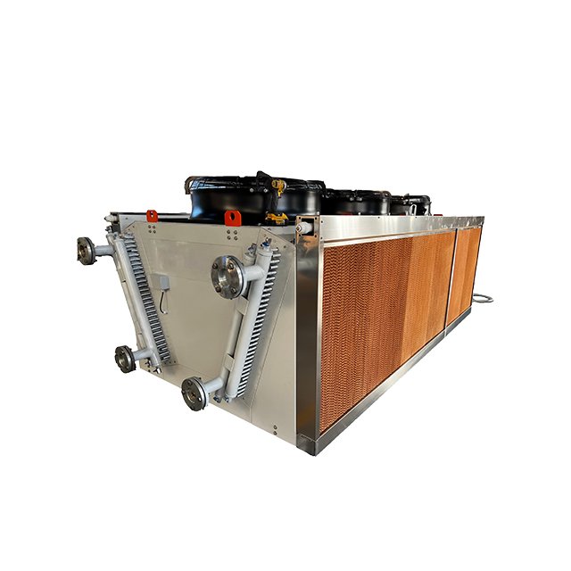 Service Provider Automated Production Process Hot Selling Top Air Outlet Air Cooled Condenser Dry Gas Cooler