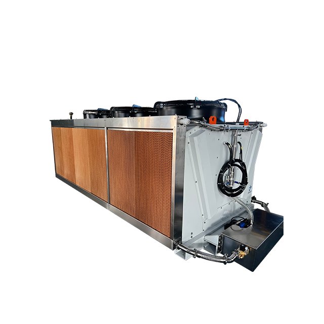 Service Provider Automated Production Process Hot Selling Top Air Outlet Air Cooled Condenser Dry Gas Cooler