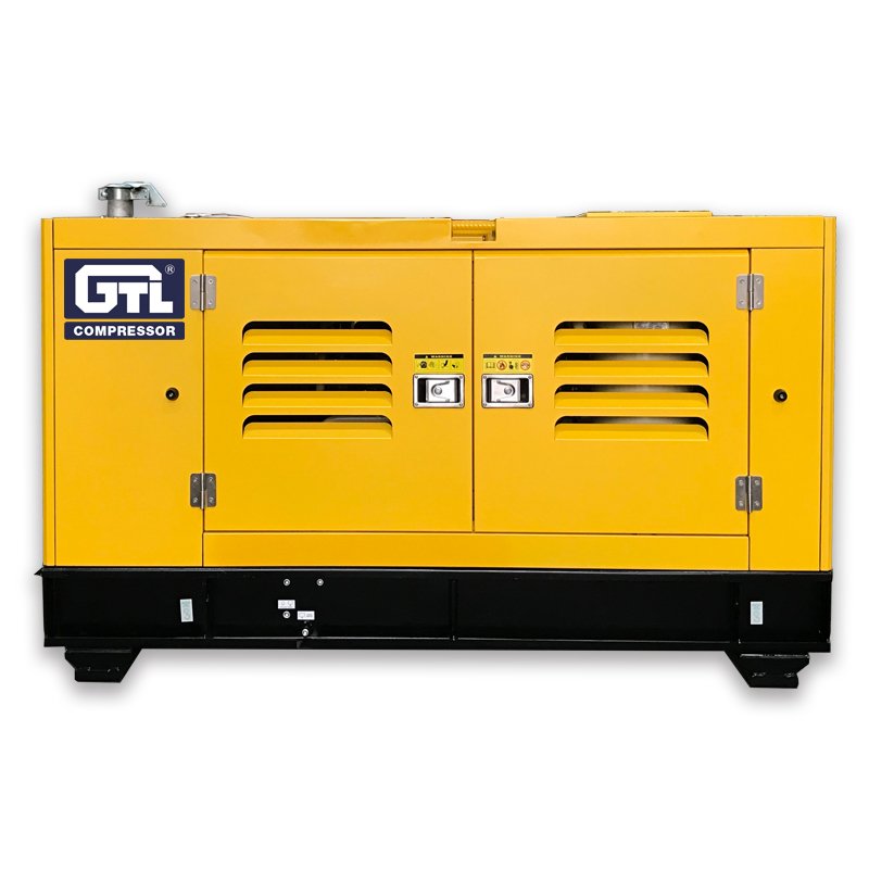 Stationary Diesel Screw Compressor Engine ISUZU Je493zg5 7.m3/Min 275cfm 7bar 101.5psig