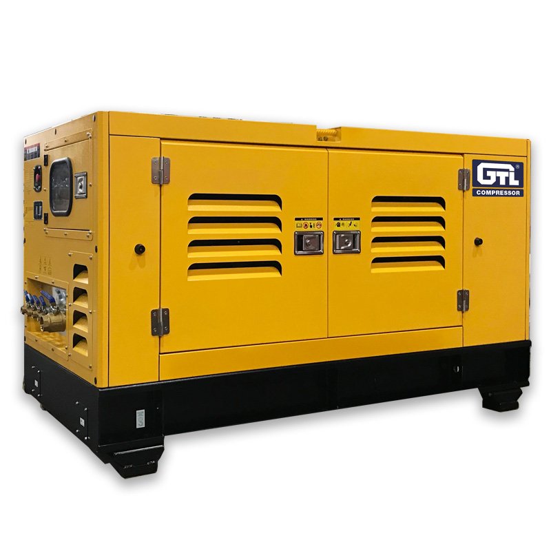 Stationary Diesel Screw Compressor Engine ISUZU Je493zg5 7.m3/Min 275cfm 7bar 101.5psig