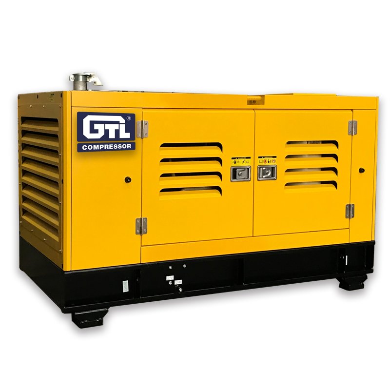 Stationary Diesel Screw Compressor Engine ISUZU Je493zg5 7.m3/Min 275cfm 7bar 101.5psig