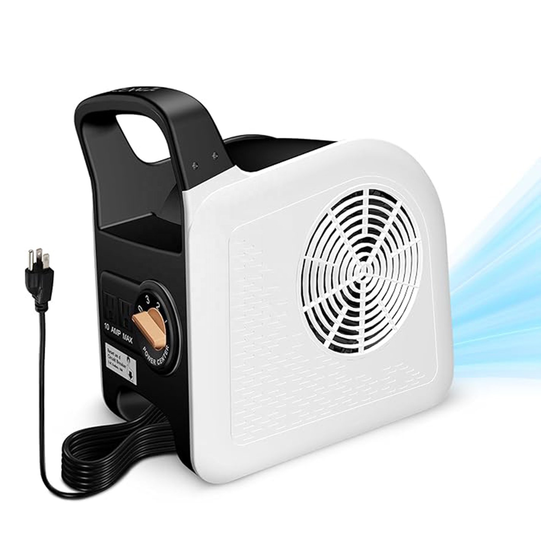 1/3HP Durable Lightweight Air Mover Carpet Dryer Blower Floor Fan for Pro Janitorial Cleaner Floor Air Floor Fan