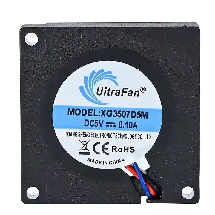 3507 Turbo Brushless Blower Cooling Fan 5V 12V Small DC Free Standing Plastic 5V 12V Small DC Blower Fan