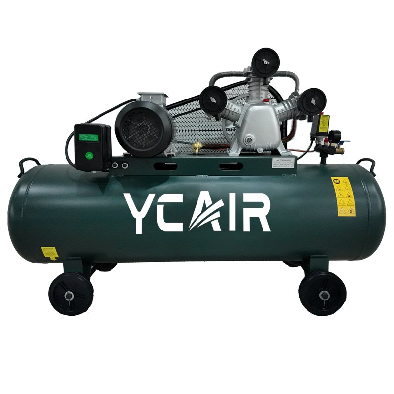 High Quality 100-Litre 3 Phase Industrial Building Usage Using Belt Drive Air Compressor