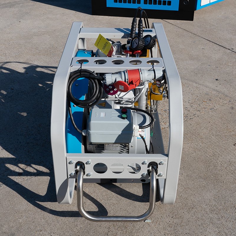 4500 psi Portable Scuba Diving 30MPa 300bar High Pressure Breathing Air Compressor GDR-400E