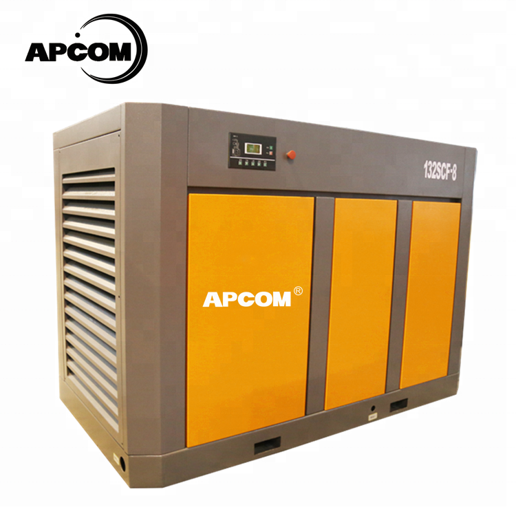 Low Noise 45kw Compressors 60hp 300cfm Direct Driven Screw Air Compressor 10Bar AirCompressor