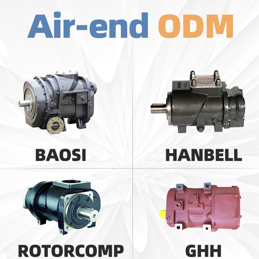 Low Noise 45kw Compressors 60hp 300cfm Direct Driven Screw Air Compressor 10Bar AirCompressor