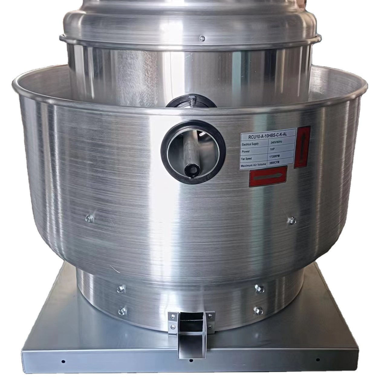 Customized Voltage and Hertz Ventilation Fan 1.5KW Upblast Blower Fan Kitchen Exhaust Fan