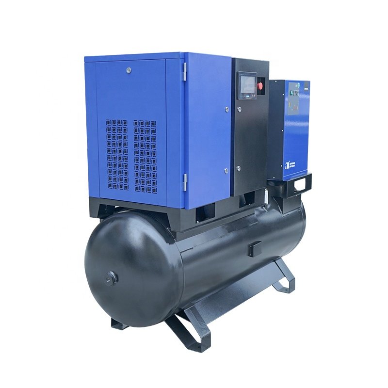 China Made 4 in 1 Rotary Screw air Compressor 11kw 22kw 37kw 20hp30hp50hp 16bar Industrial Screw air Compressor
