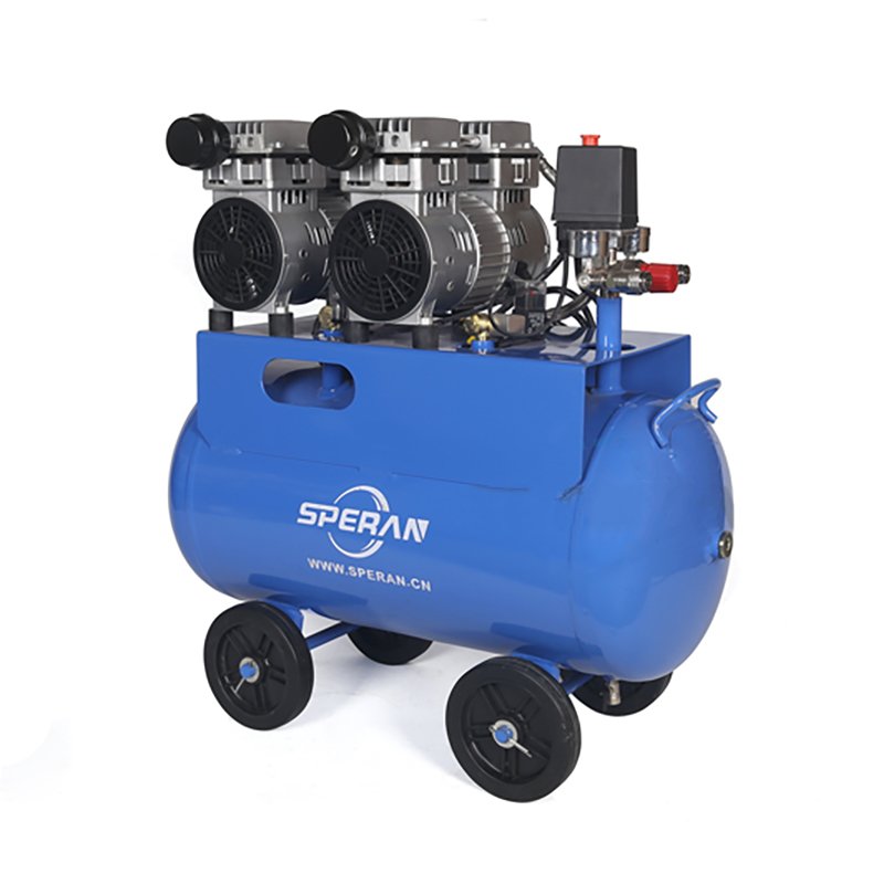 SPERAN Compresor 70 Liter 2Hp High Pressure Air Compressors Spray Paint Oil-Free Compressor