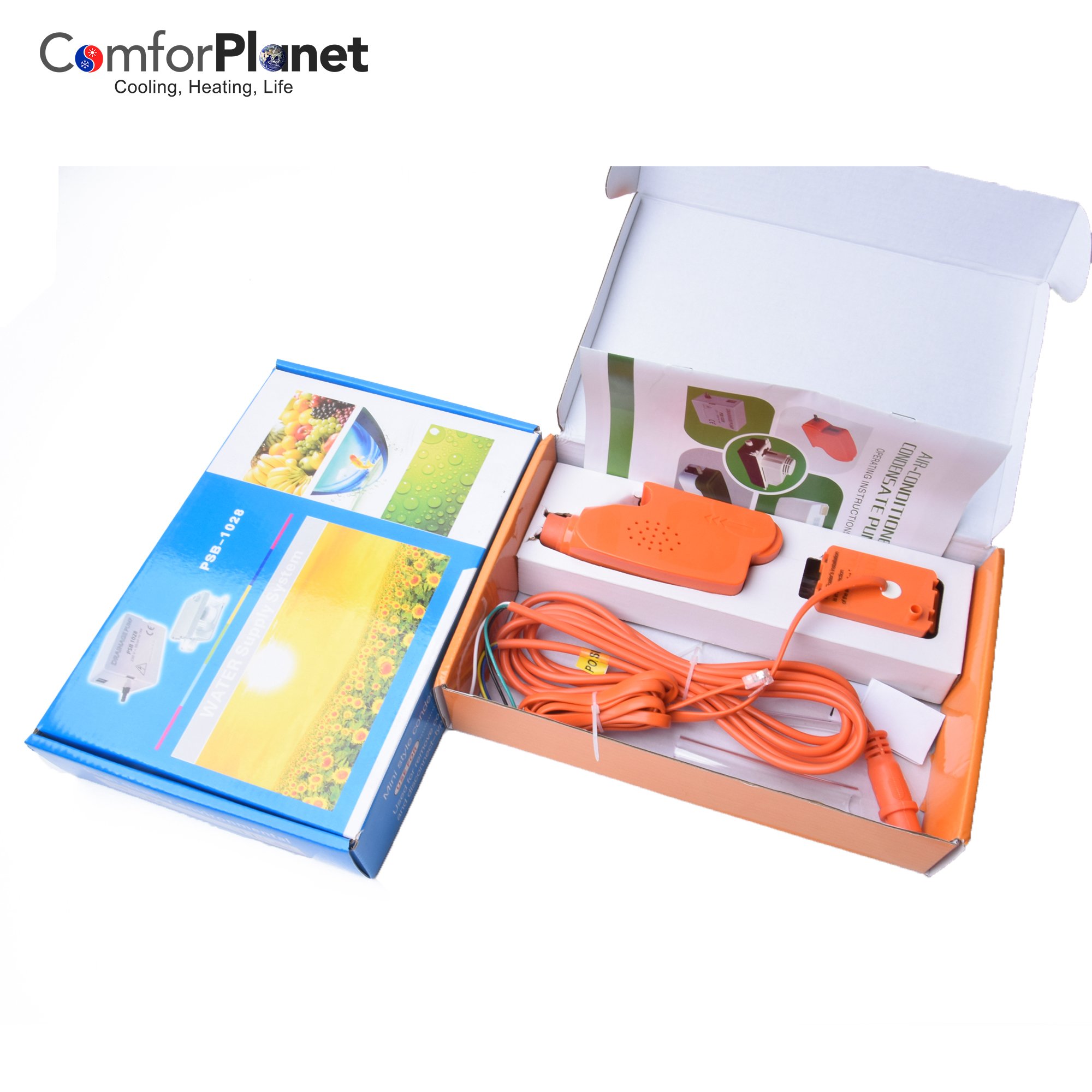 HVAC Factory Price PSB 1218 Red Mini Box A/C 230V Condensate Drainage Pump for Automatic Condensation Drain Removal Quiet Pump