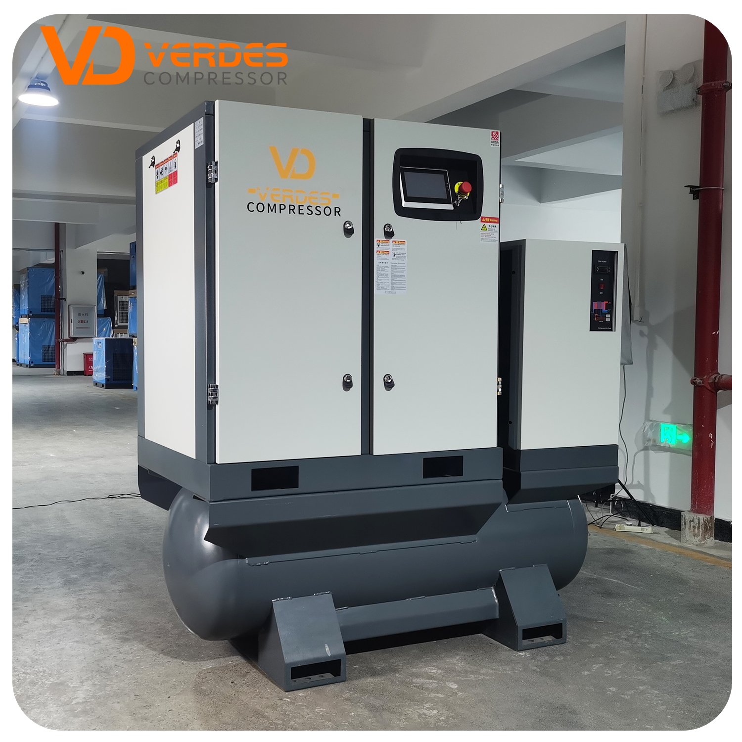 16 20 bar Screw air Compressor Compresor De Tornillo Compressor De Ar 15 22 kw Industrial Screw Air-Compressor With Dryer 500l