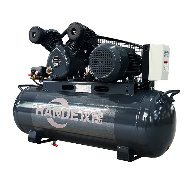 HANDE Reciprocate Piston Air Compressor 250L Tank High Power 7.5KW 10HP Noiseless Airflow Craftsman Belt Driven Three Phase