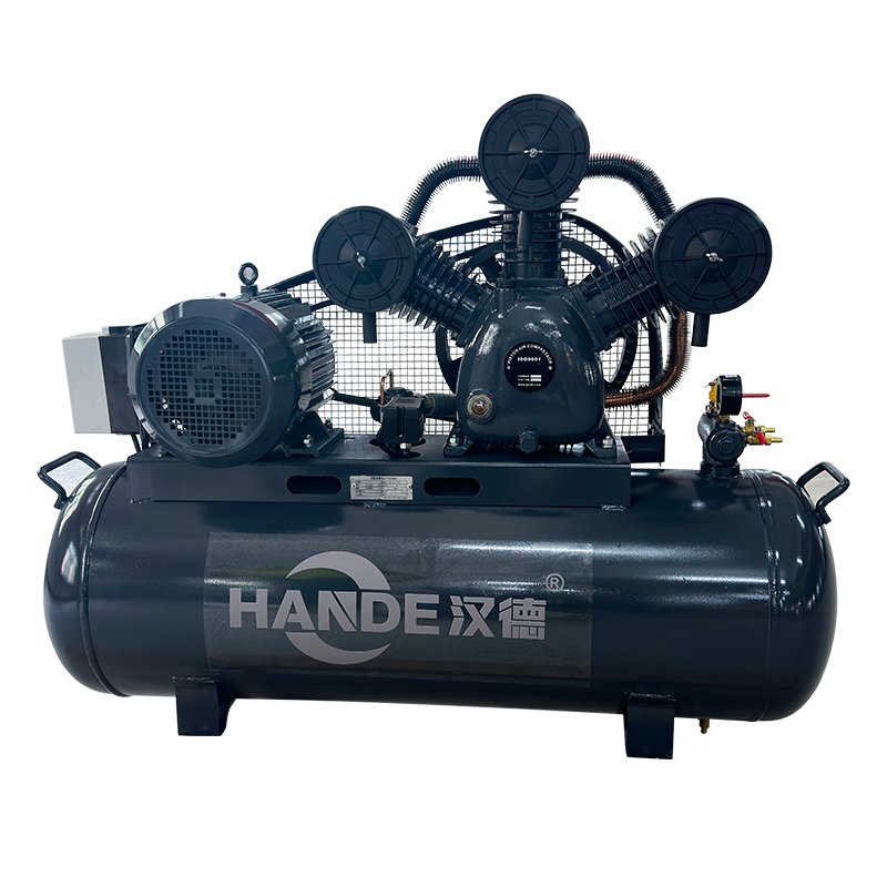 HANDE Reciprocate Piston Air Compressor 250L Tank High Power 7.5KW 10HP Noiseless Airflow Craftsman Belt Driven Three Phase