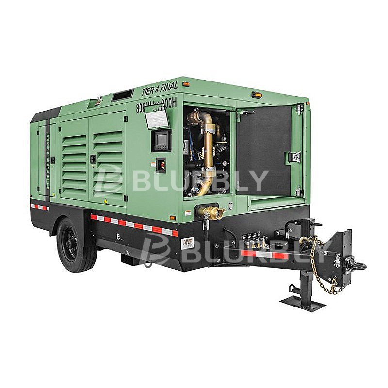 Sullair Lubricated Rotary Screw Portable Aftercooler Air Compressors 800H-900H Portable 25.5m3/min 10bar Cummins Engine 1 Set