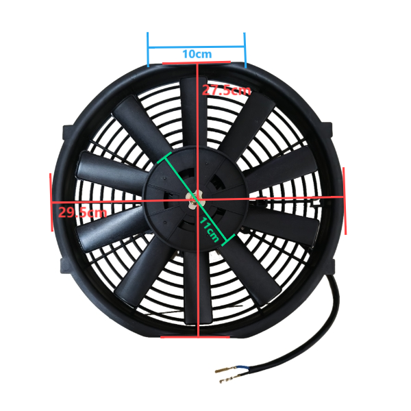 Ace Sedan Models Suitable Automotive Parts 12V Fan Condenser Fan