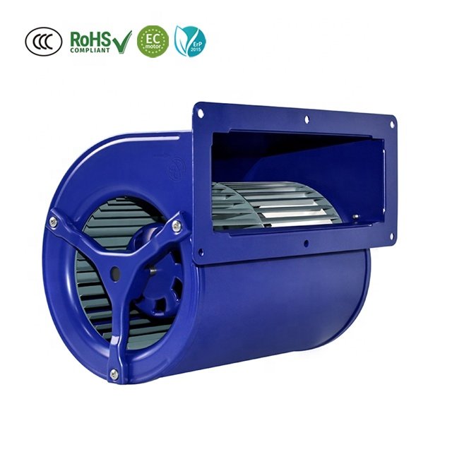 Blauberg Galvanized Sheet Manufacturer 500 Cfm Double Inlet Air Purifier Exhaust Centrifugal Blower Fan