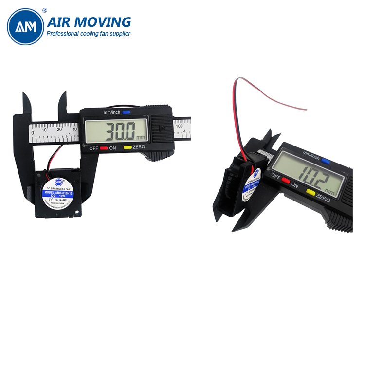 Factory Low Price 10000RPM 1.2inch 30x30x10mm Sleeve Bearing Blower 12V 3010 DC Centrifugal Blower Fan 3D Printer Blower Fan