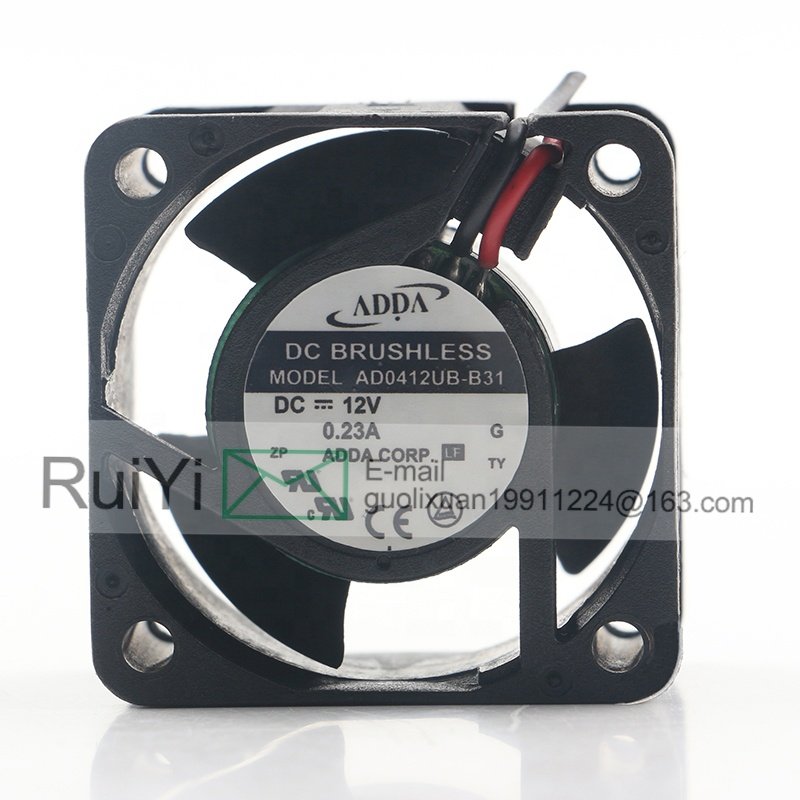 ADDA 12V 24V DC12V 0.23A EC AC 40*40*28MM 4CM 4028 2-wire High-air Volume Inverter Mute AD0412UB-B31 Cooling Fan