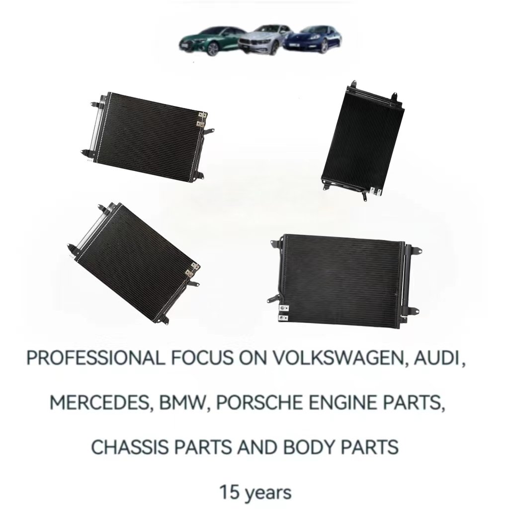 Engine Cooling System Air Conditioning Condenser Radiator Capacitor 5c0820411k for Vw Beetle Jetta Vento