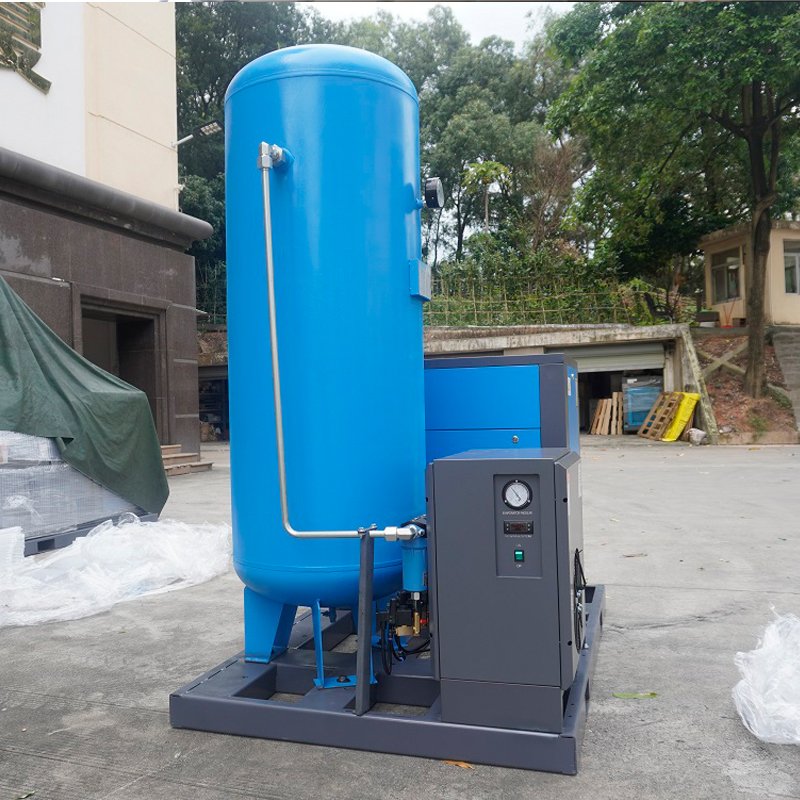 15kw 20hp 30Hp 22Kw All in One 16Bar 8Bar Screw Air Compressor Combined With 1000L Air Tank Air Dryer and Line Filters