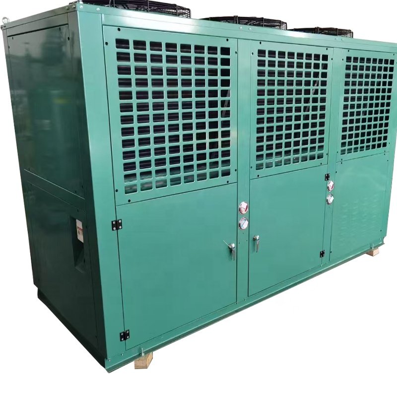 Replace Bitzer Cold Storage Room Industrial Refrigerator Semi-hermetic Compressor Freezing Equipment Condenser Unit