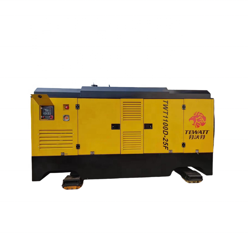 New TWT1100D-25T 25bar 1100CFM Medium Pressure Powerful Big Machine Smart High Altitude Available diesel air Compressor