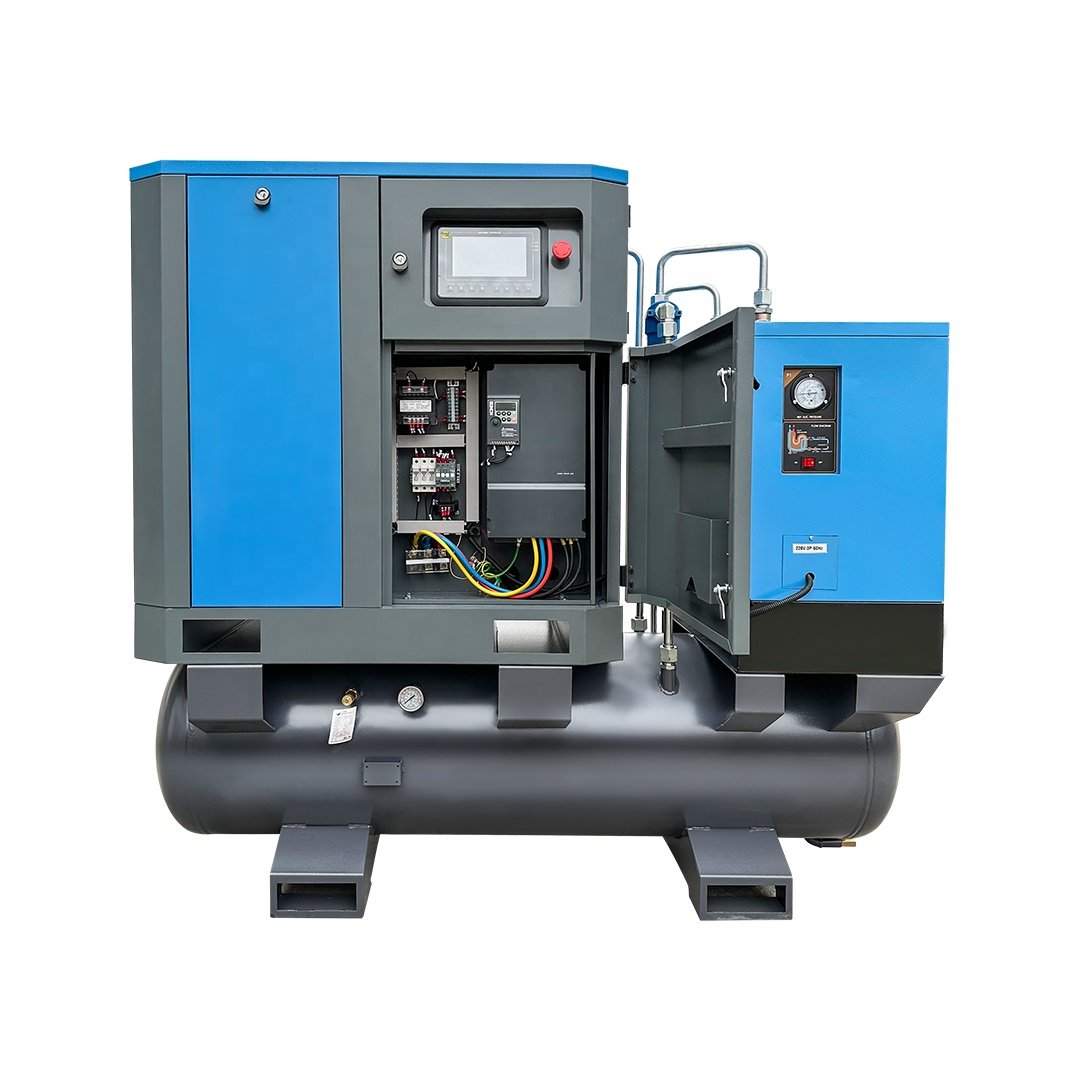 Made in China Air Compressor Portable 20ph Quiet Integrated 8-16 Bar Air Compressor 7.5-15kw Industrial Air Compressor