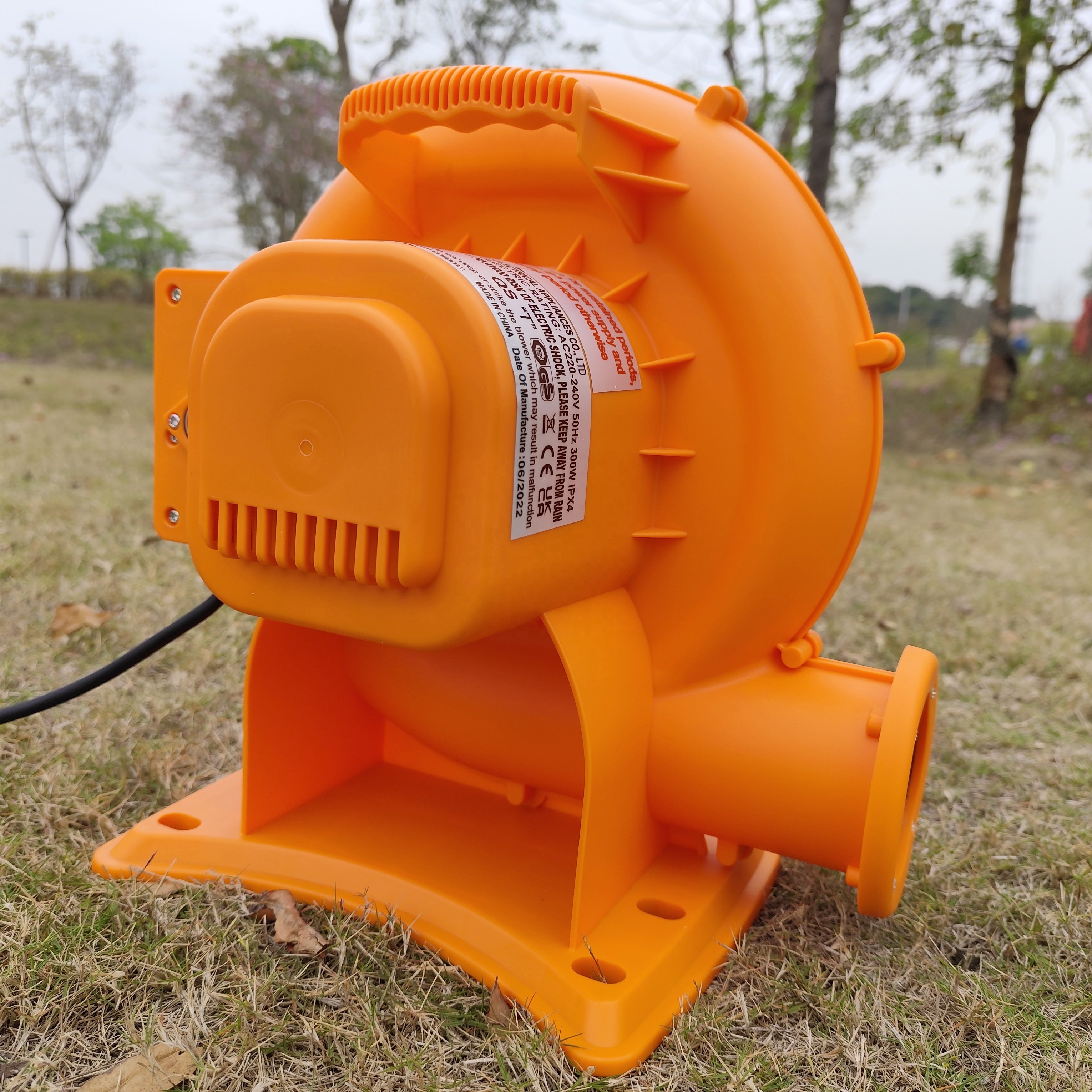 300-750W QS Customized 110V-120V Inflatable Bouncers & Slide Castles With Waterproof Electric Blowers High Quality OEM Supported