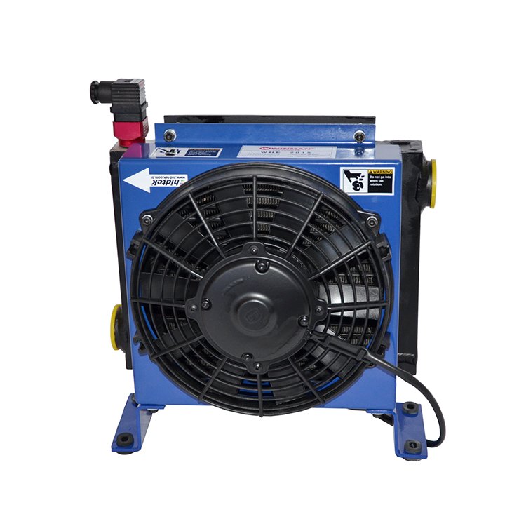 Hydraulic Oil Air Coolers With Fan Ac220v Dc24v Heat Exchanger With Fan Hydraulic Oil Radiator Air Compressor Oil Cooler