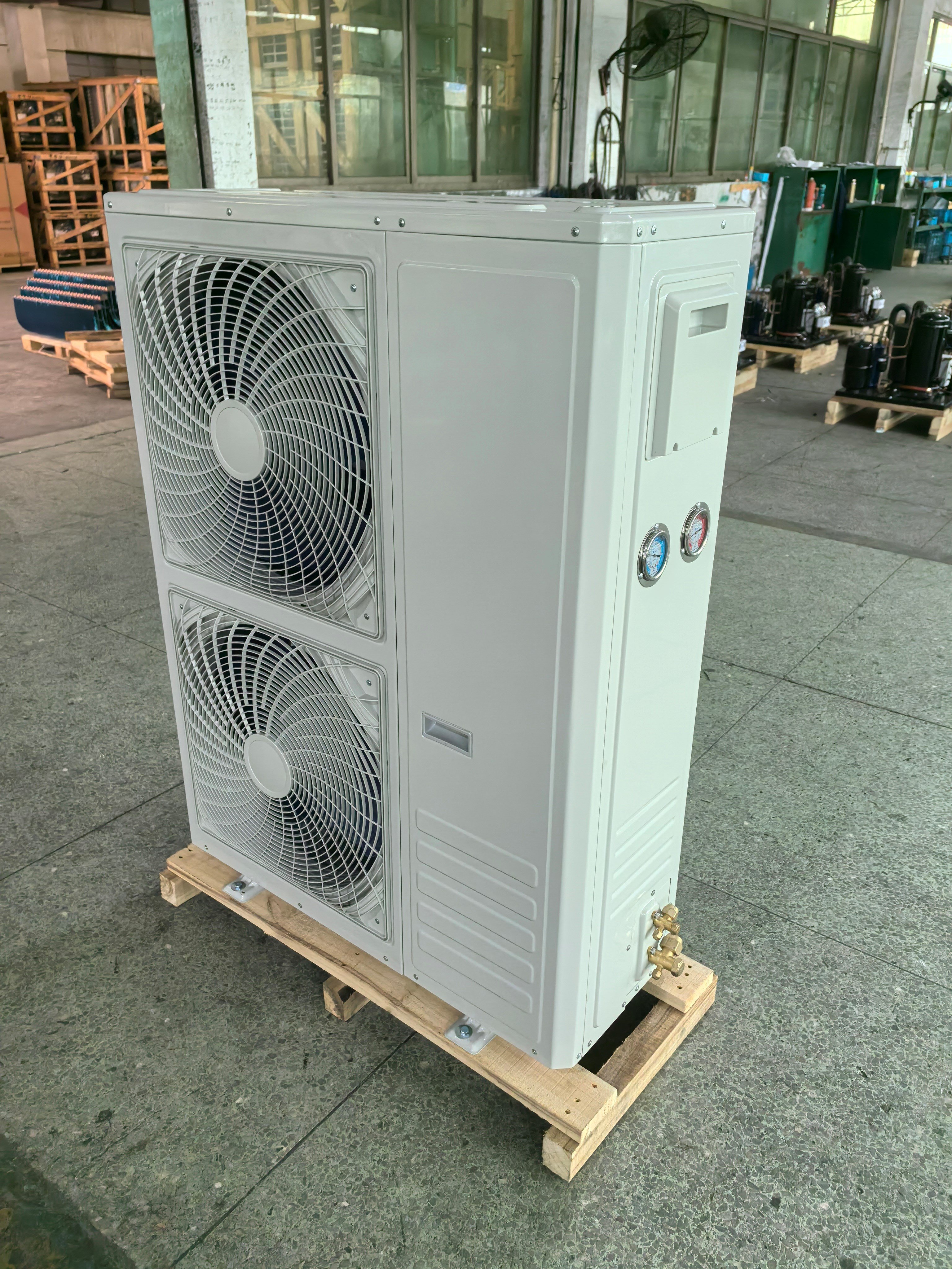 Thin-Wall Type 4hp 5hp Low Temperature Condensing Unit for Freezer Cold Room Outdoor Condenser and Coldroom Evaporator Units