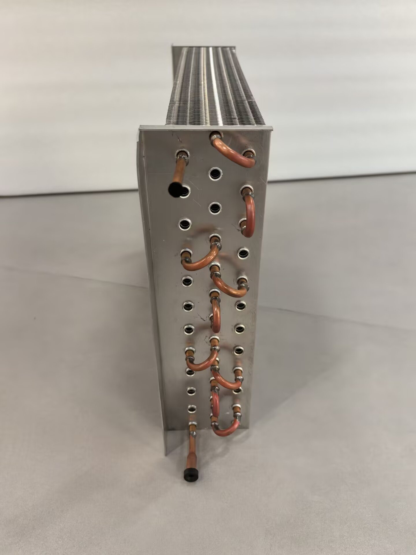 Copper Tube Fin Heat Exchanger Coil Cooler Air Conditioner Condenser Industrial Table Cooler