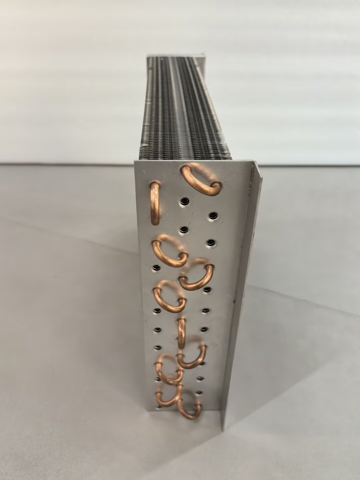 Copper Tube Fin Heat Exchanger Coil Cooler Air Conditioner Condenser Industrial Table Cooler