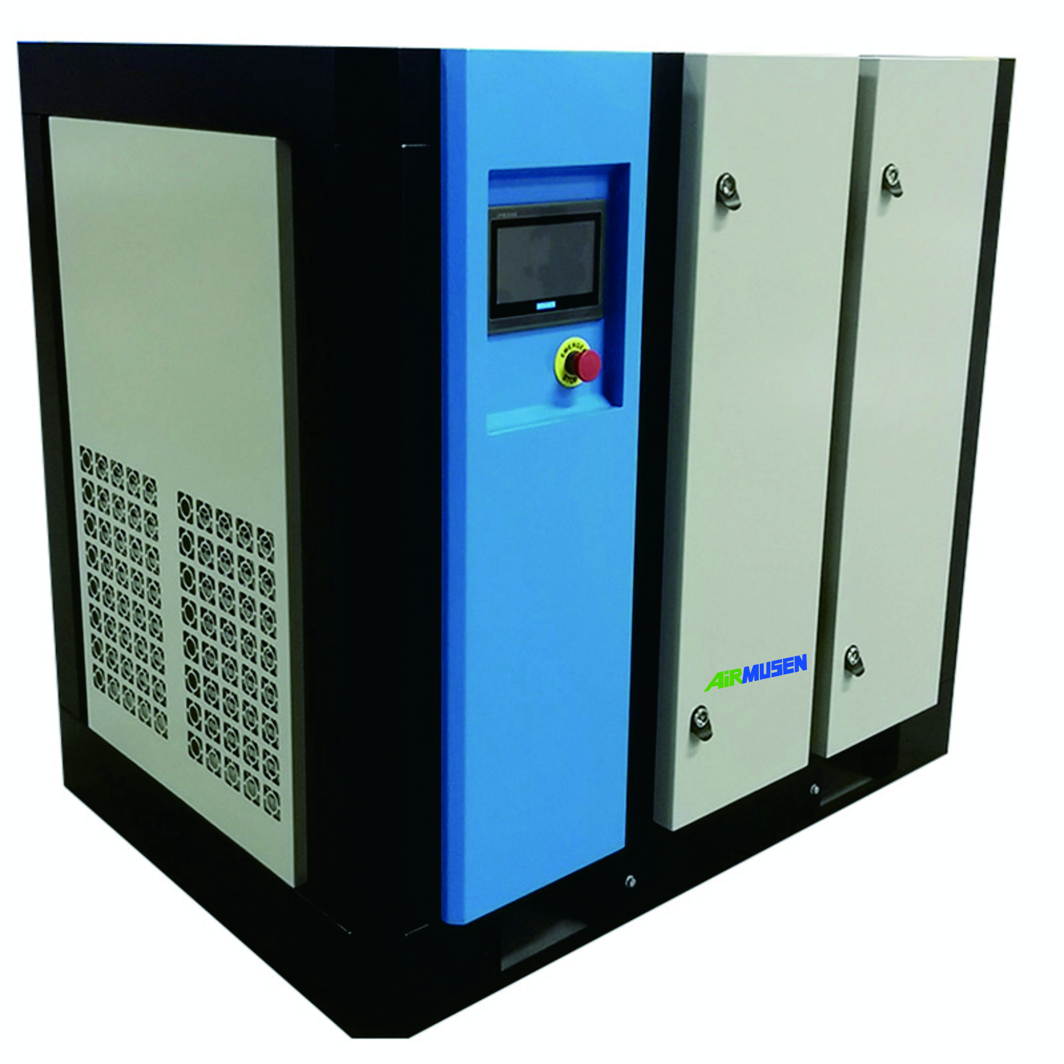 Low Pressure Industrial Use air Cooled One Stage Screw air Compressor 7 / 8 /10 Bar 7.5 / 11 / 15 / 22 / 37 / 45 / 55 kw