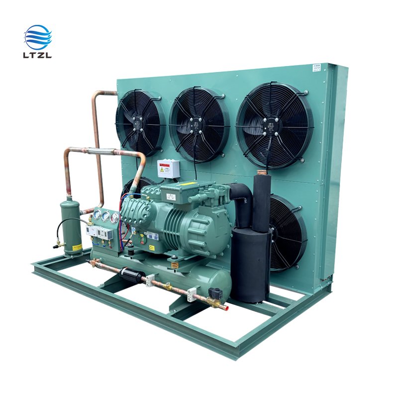 Large Cold Storage 20hp 25hp 30hp 40hp Condensing Unit for Quick Frozen Food Distribution Refrigerated Truck Cold Chain