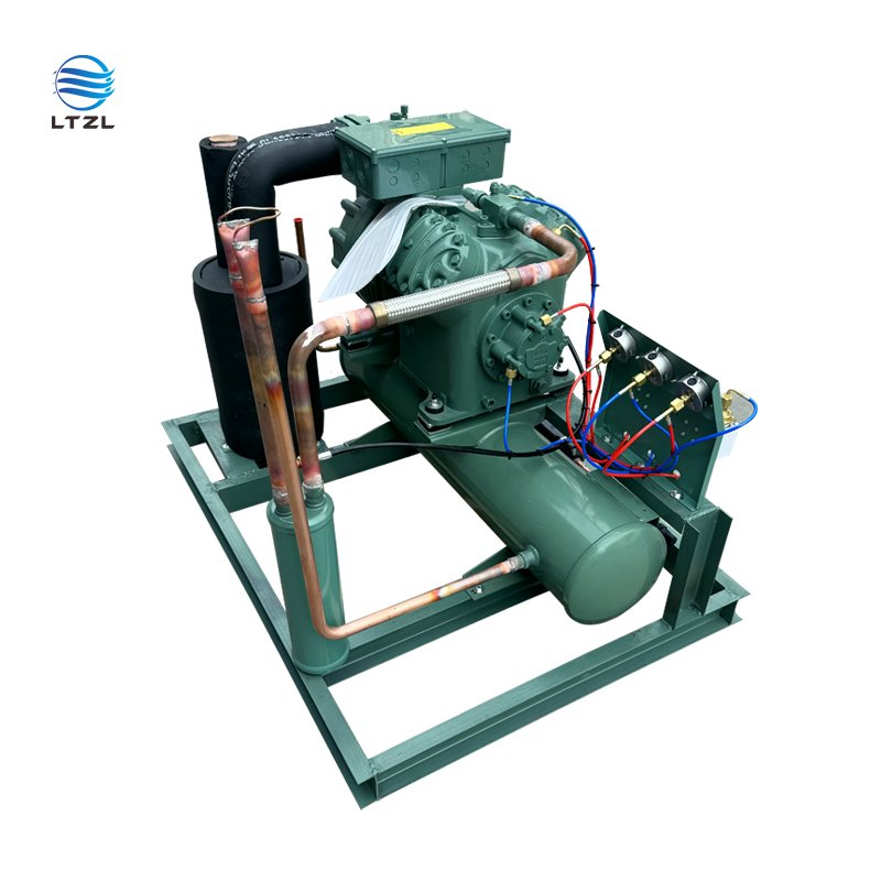 Large Cold Storage 20hp 25hp 30hp 40hp Condensing Unit for Quick Frozen Food Distribution Refrigerated Truck Cold Chain