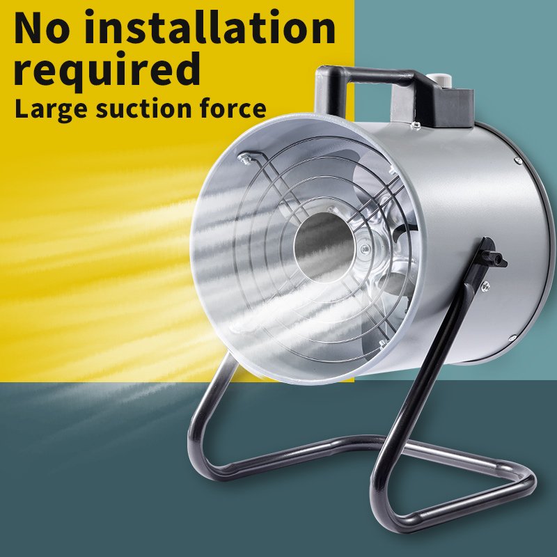High Speed Duct Fan Axial Flow Blower Ventilating Fan Floor Standing Industrial Portable Exhaust Fan Ventilating